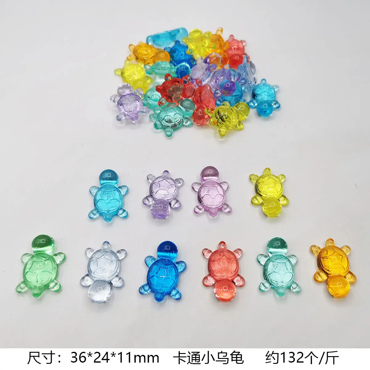 37x24mm Acrylic Gemstones 8 Colors DIY Jewelry Accessory