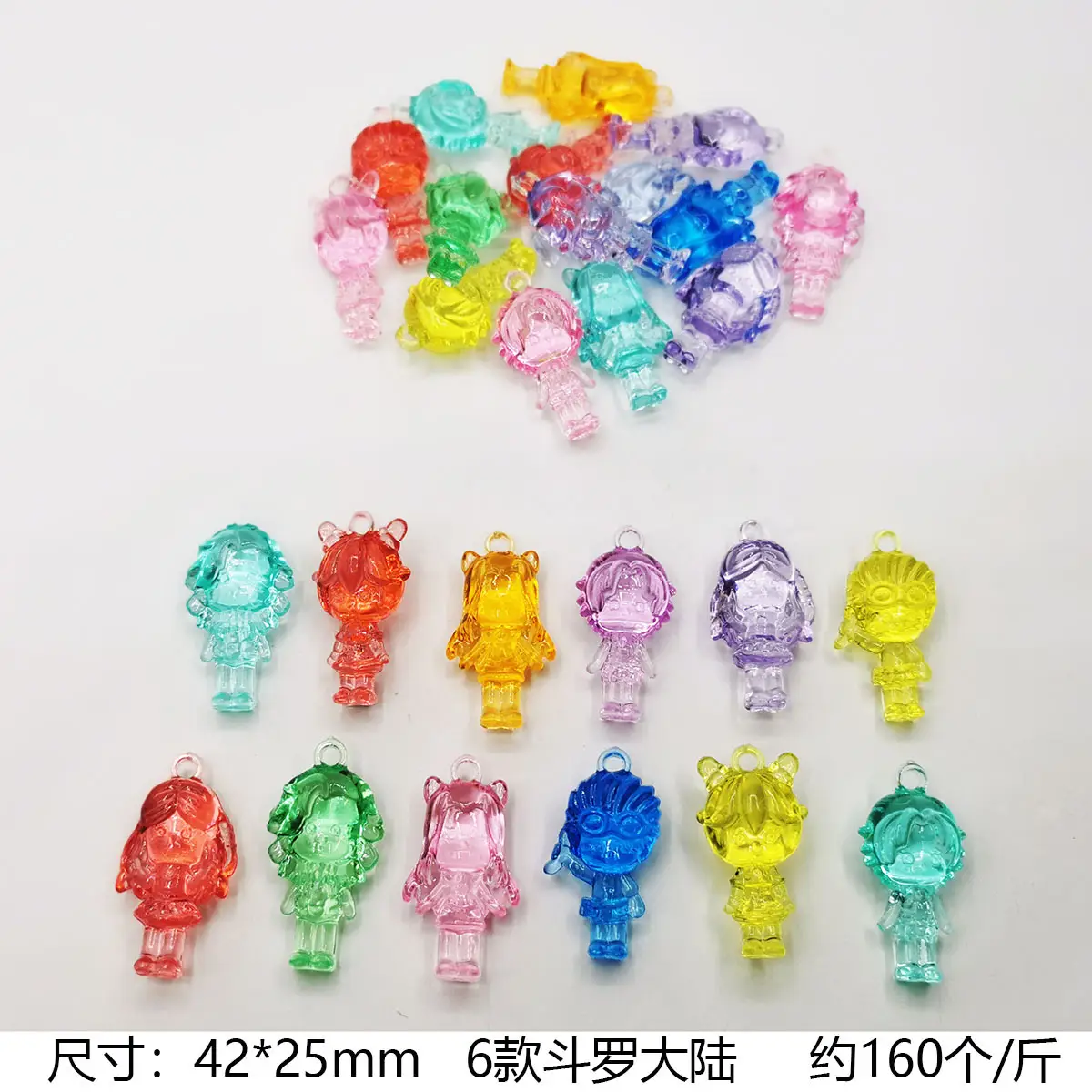 37x24mm Acrylic Gemstones 8 Colors DIY Jewelry Accessory