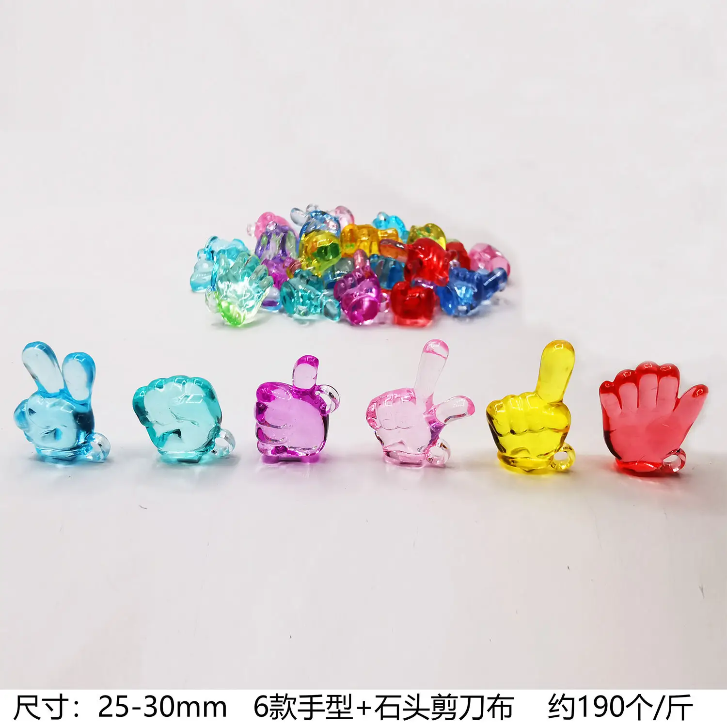 37x24mm Acrylic Gemstones 8 Colors DIY Jewelry Accessory