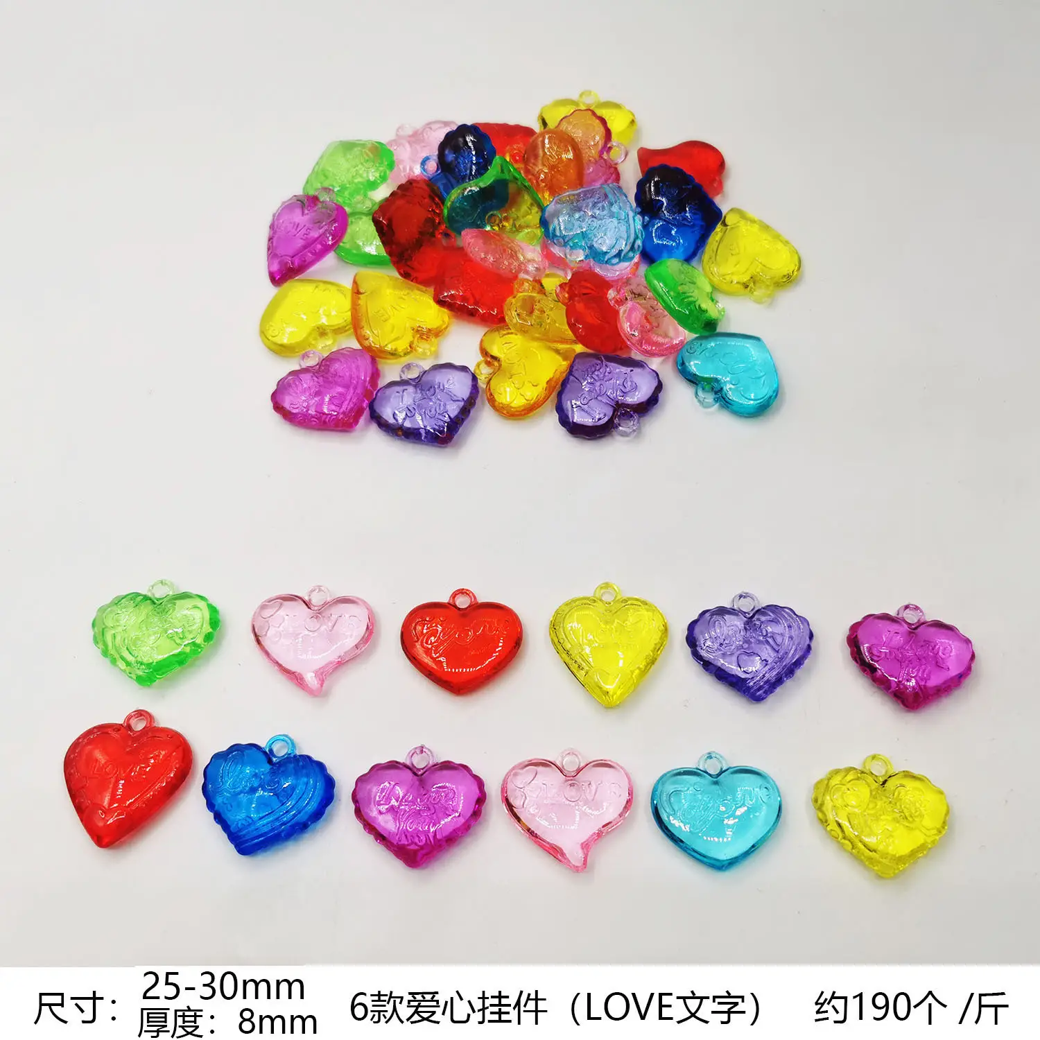 37x24mm Acrylic Gemstones 8 Colors DIY Jewelry Accessory