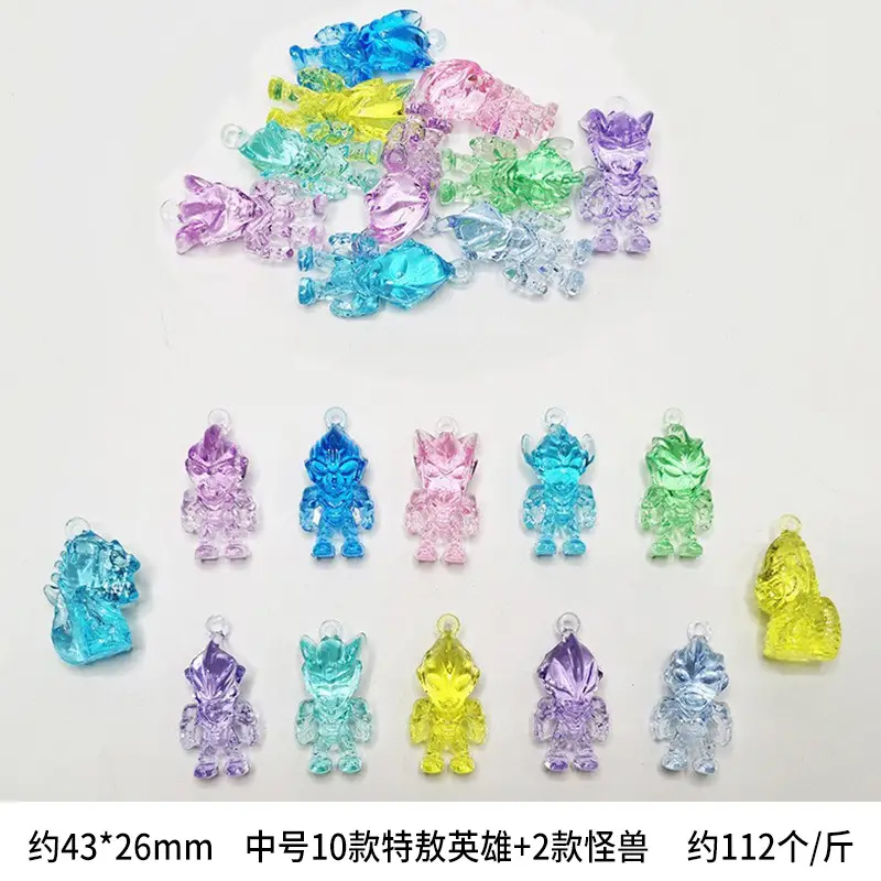 37x24mm Acrylic Gemstones 8 Colors DIY Jewelry Accessory