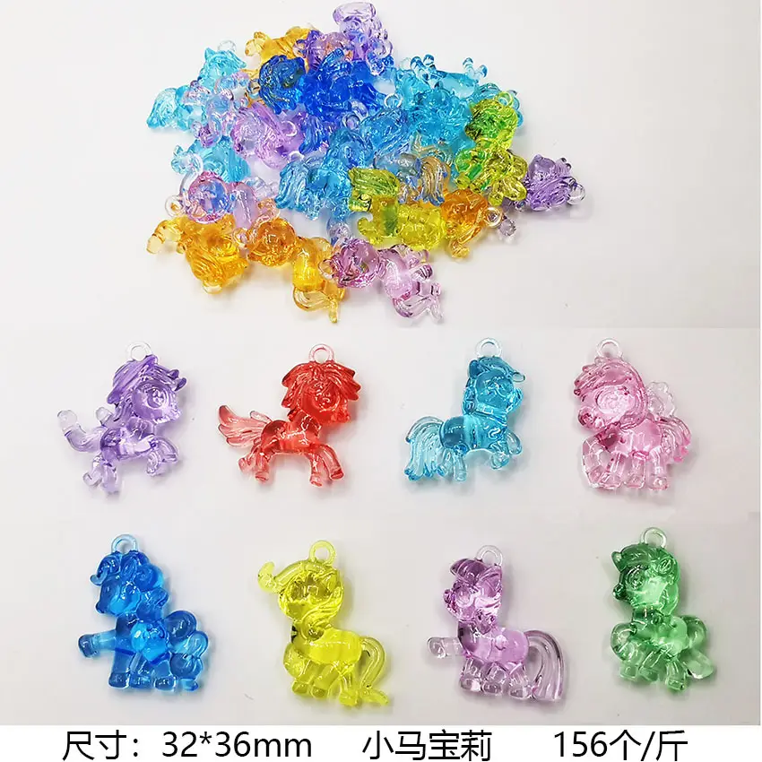 37x24mm Acrylic Gemstones 8 Colors DIY Jewelry Accessory