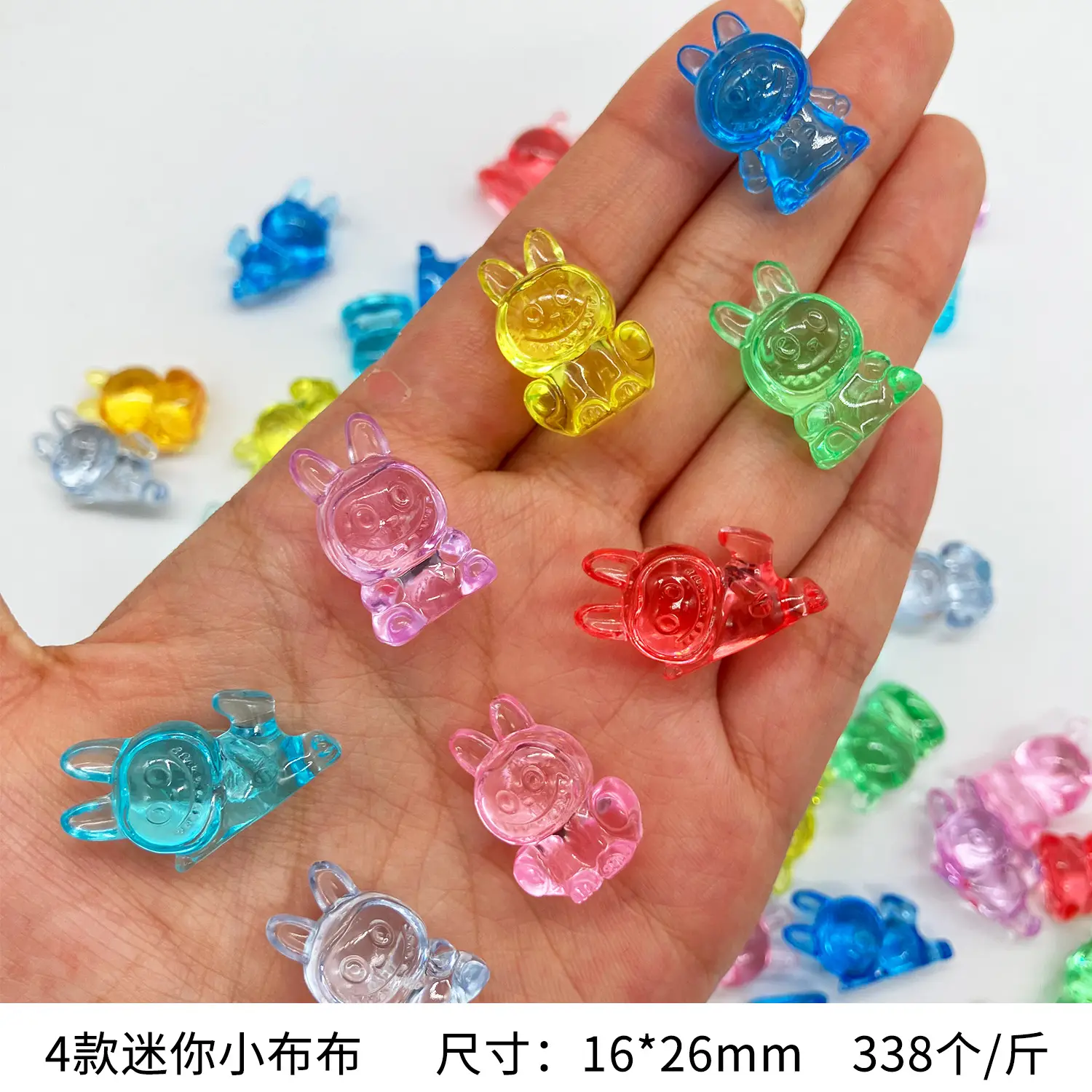 37x24mm Acrylic Gemstones 8 Colors DIY Jewelry Accessory