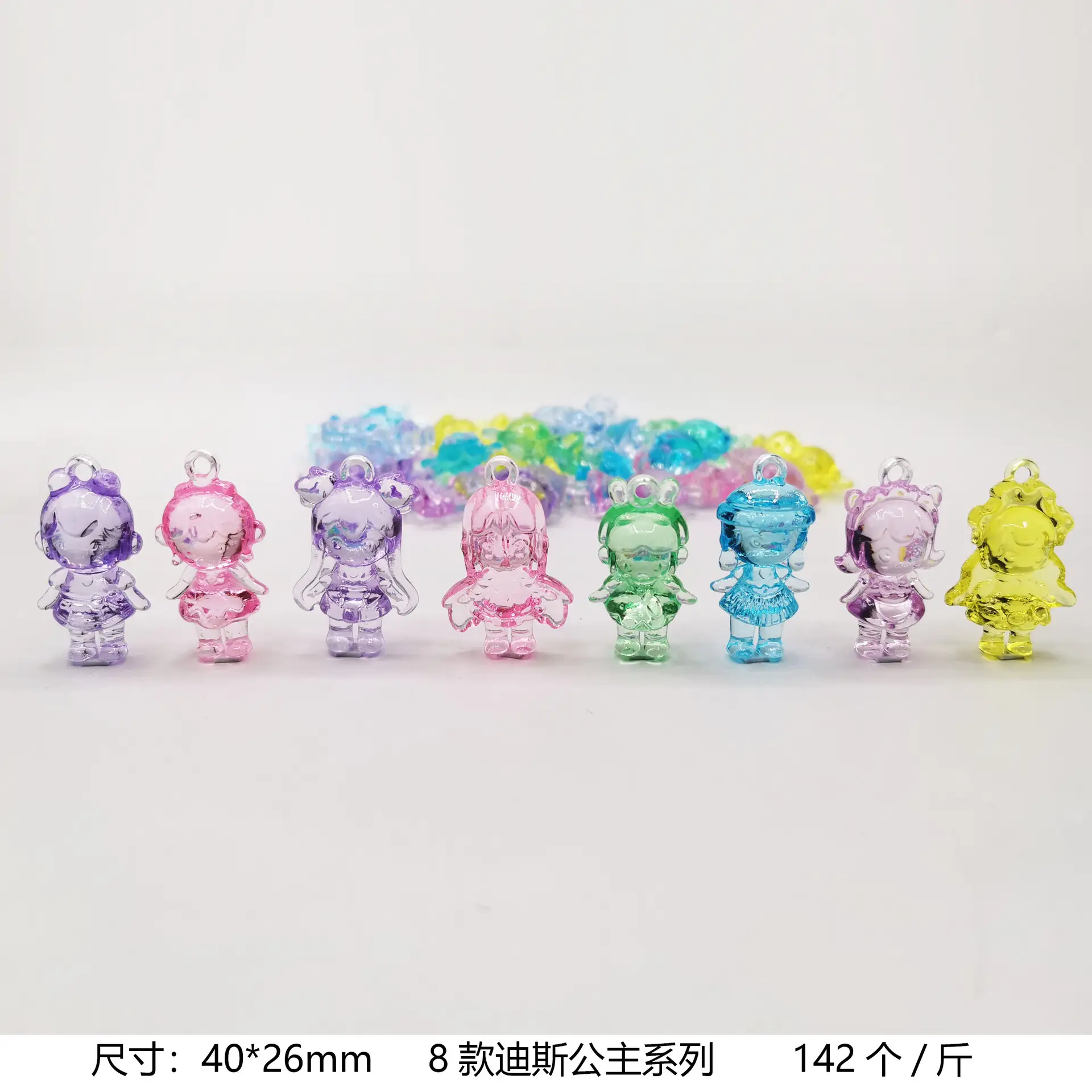 37x24mm Acrylic Gemstones 8 Colors DIY Jewelry Accessory