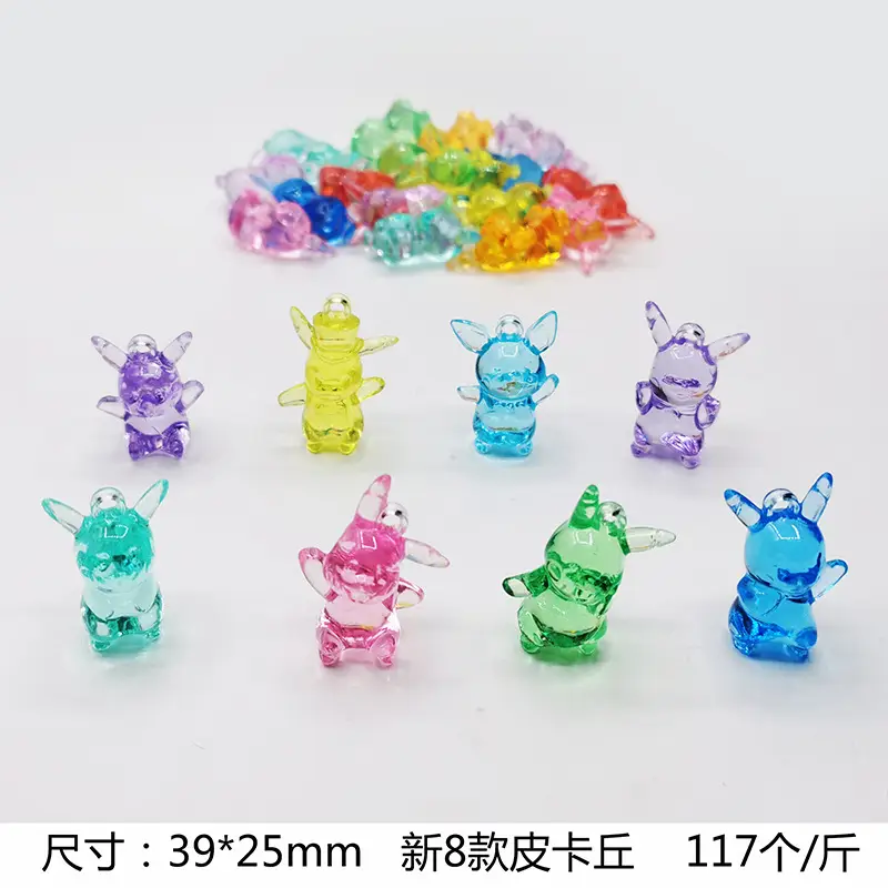 37x24mm Acrylic Gemstones 8 Colors DIY Jewelry Accessory