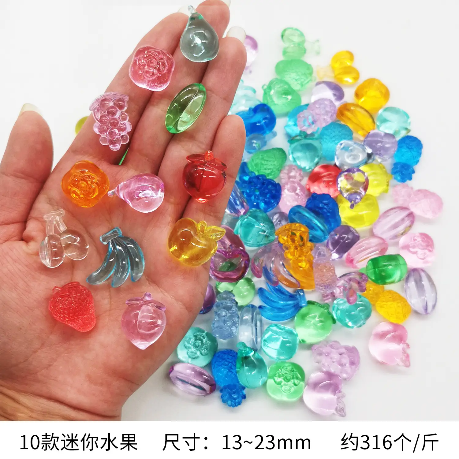 37x24mm Acrylic Gemstones 8 Colors DIY Jewelry Accessory