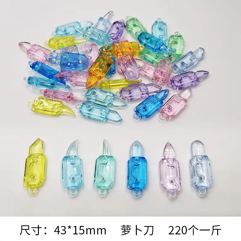 37x24mm Acrylic Gemstones 8 Colors DIY Jewelry Accessory