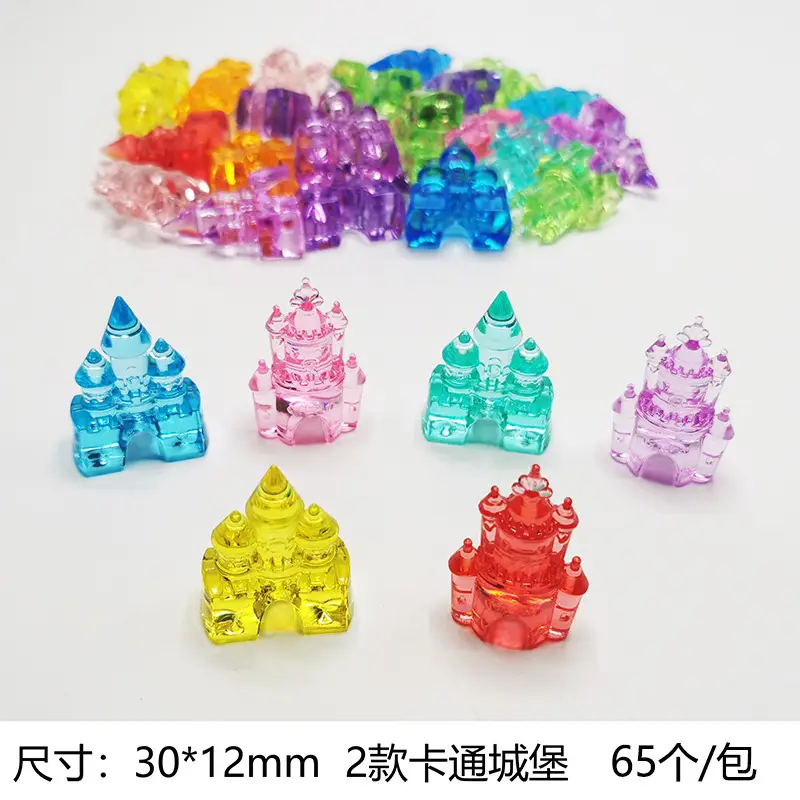 37x24mm Acrylic Gemstones 8 Colors DIY Jewelry Accessory