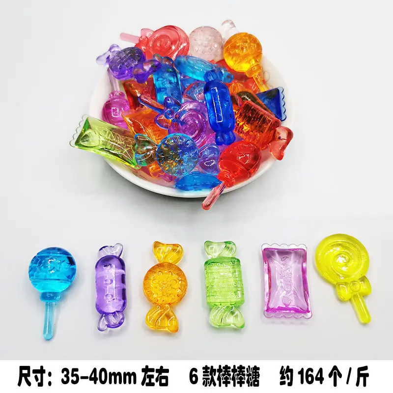 37x24mm Acrylic Gemstones 8 Colors DIY Jewelry Accessory