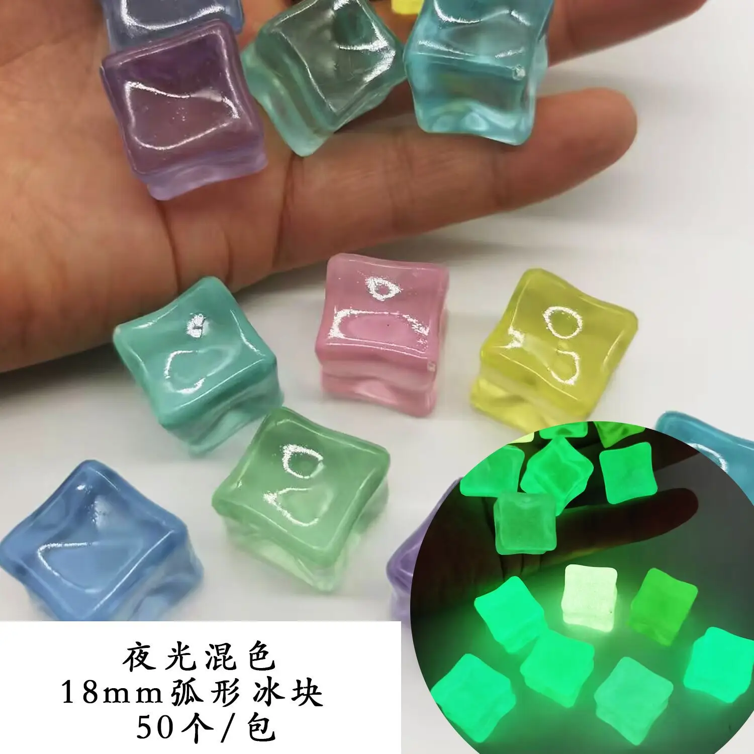 37x24mm Acrylic Gemstones 8 Colors DIY Jewelry Accessory