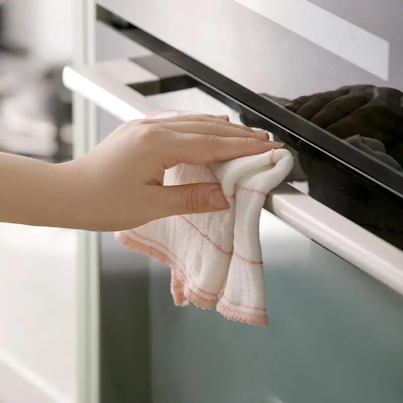 Camellia Dish Cloth 8-Layer Oil-Free Lint-Free 3 Pack - Image 5