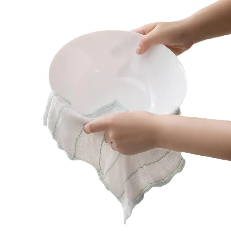 Camellia Dish Cloth 8-Layer Oil-Free Lint-Free 3 Pack - Image 6