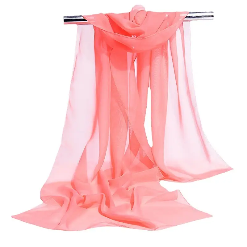 Printed Floral Chiffon Scarf for Women New Wholesale 2025 - Image 23