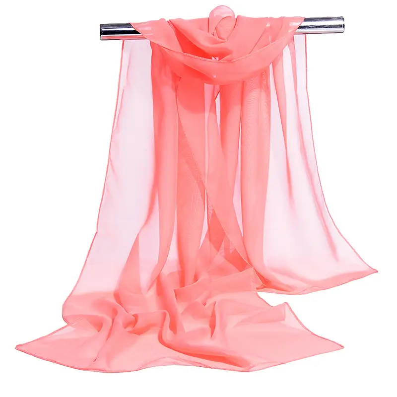 Printed Floral Chiffon Scarf for Women New Wholesale 2025 - Image 11