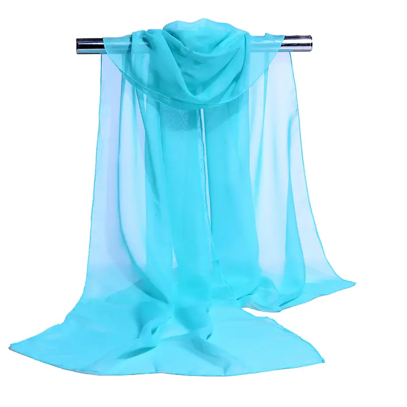 Printed Floral Chiffon Scarf for Women New Wholesale 2025 - Image 5