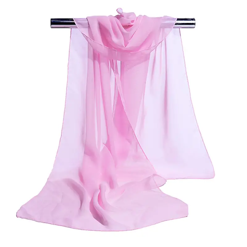 Printed Floral Chiffon Scarf for Women New Wholesale 2025 - Image 6