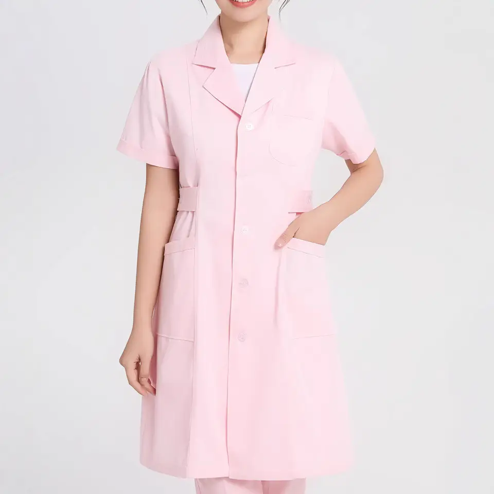 White Medical Coat for Doctors Male Female