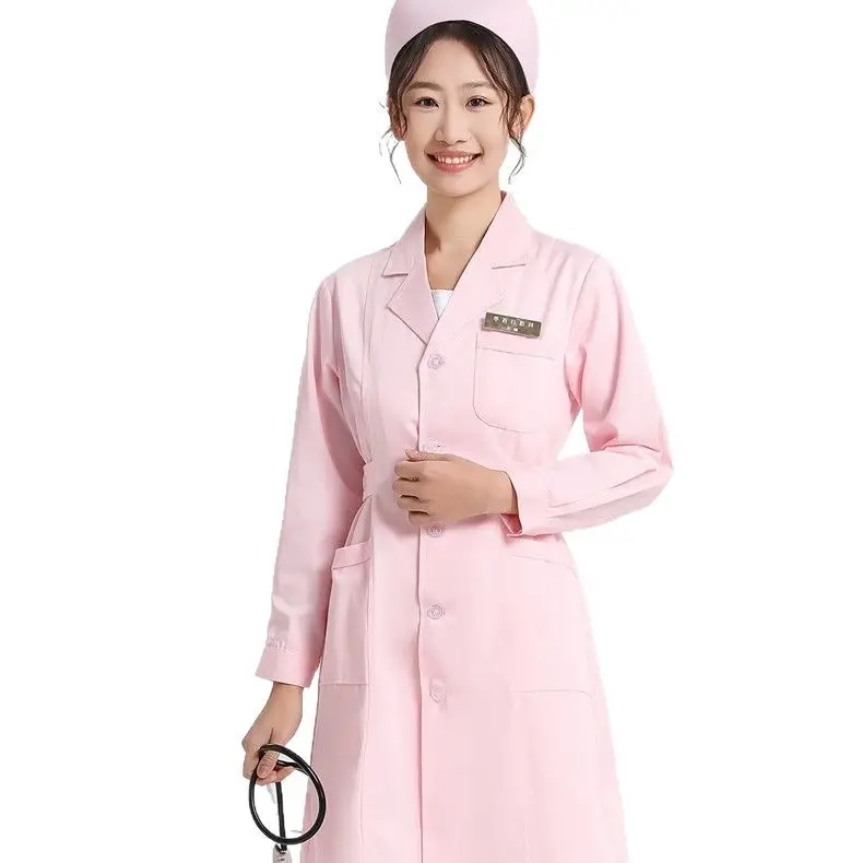 White Medical Coat for Doctors Male Female