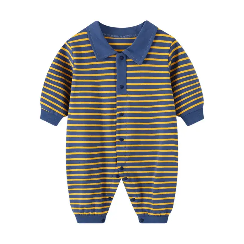 Baby Grey Cotton Jumpsuit with Bow & Patch - Image 14