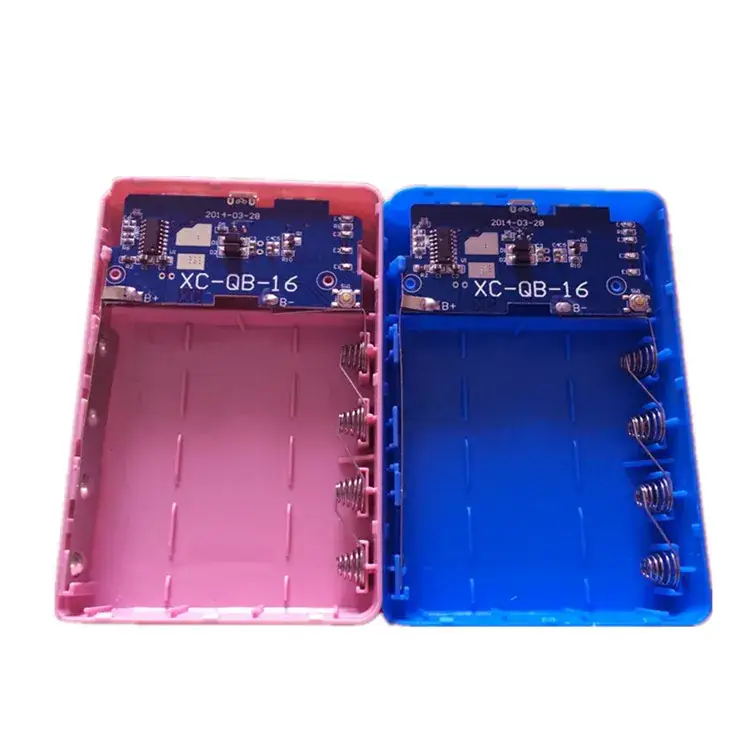 Cross-border DIY USB4 Wallet with 18650 Charging Treasure Shell - Image 2