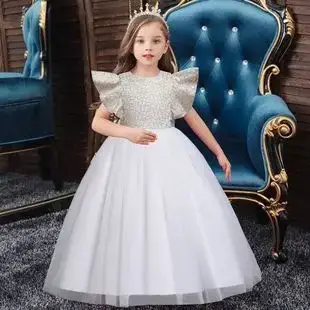Elegant Korean Style Girls Dress Peach High Waist Skirt — feature 4
