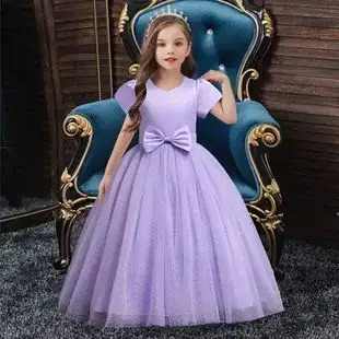 Elegant Korean Style Girls Dress Peach High Waist Skirt — feature 6