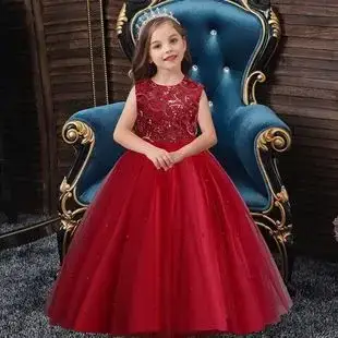 Elegant Korean Style Girls Dress Peach High Waist Skirt — feature 7