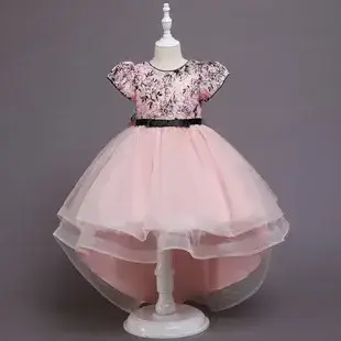 Elegant Korean Style Girls Dress Peach High Waist Skirt — feature 8