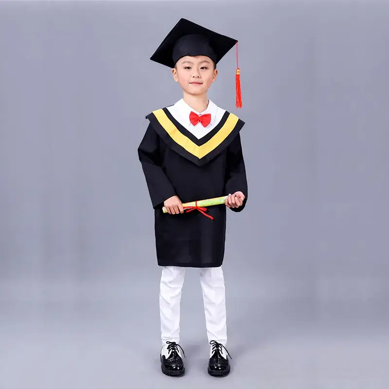 Children's Purple Graduation Cap Dress for Kids - Image 2