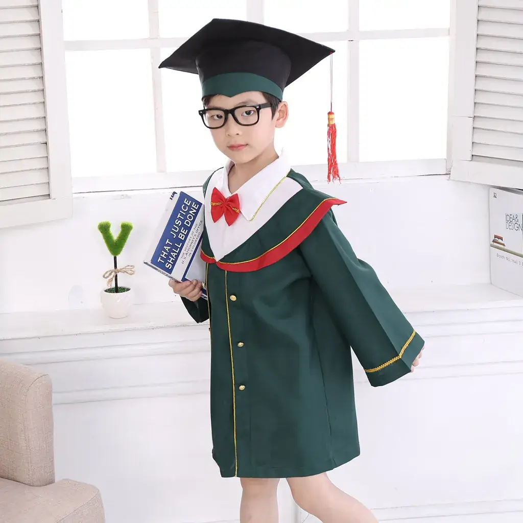 Children's Purple Graduation Cap Dress for Kids - Image 6