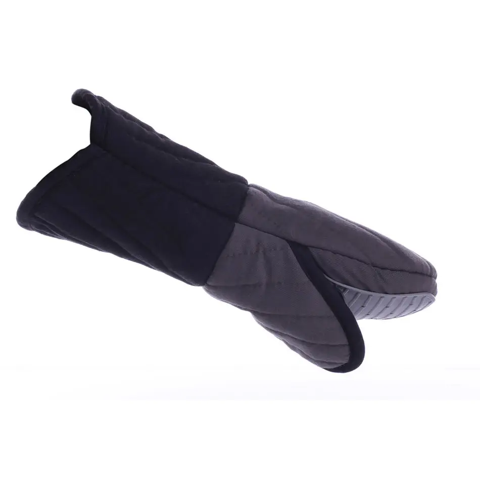 Black Duckbill Insulated Oven Gloves for Women - Image 6