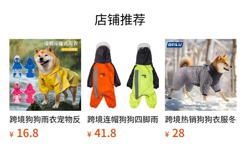 Cross-Border Pet Raincoat with Hood, Large Dog Rain Poncho, Dog Raincoat, Waterproof Reflective Dog Raincoat, Large Dog Cape Raincoat — feature 2