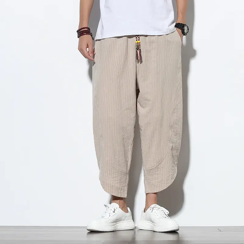 Striped khaki