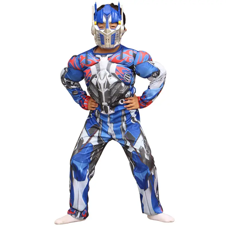 Kids Captain America Suit Blue Red Adult Size - Image 42