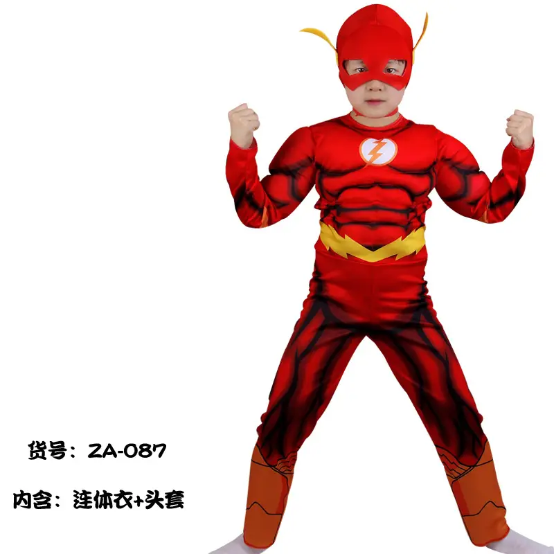 Kids Captain America Suit Blue Red Adult Size - Image 37