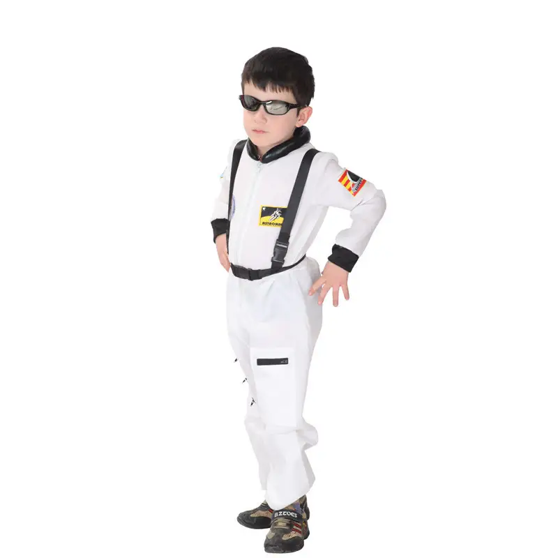 Kids Astronaut Costume Ball High Roller Suit Orange — feature 5