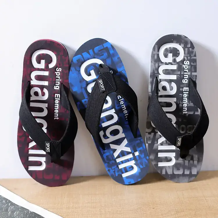 Men's 2024 Summer Flip Flops Sandals Cross-Border