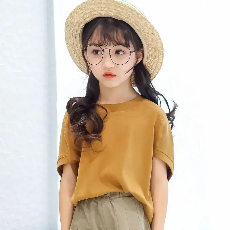 Girls Wide Leg Cropped Cotton Linen Pants Summer 2023 - Image 4
