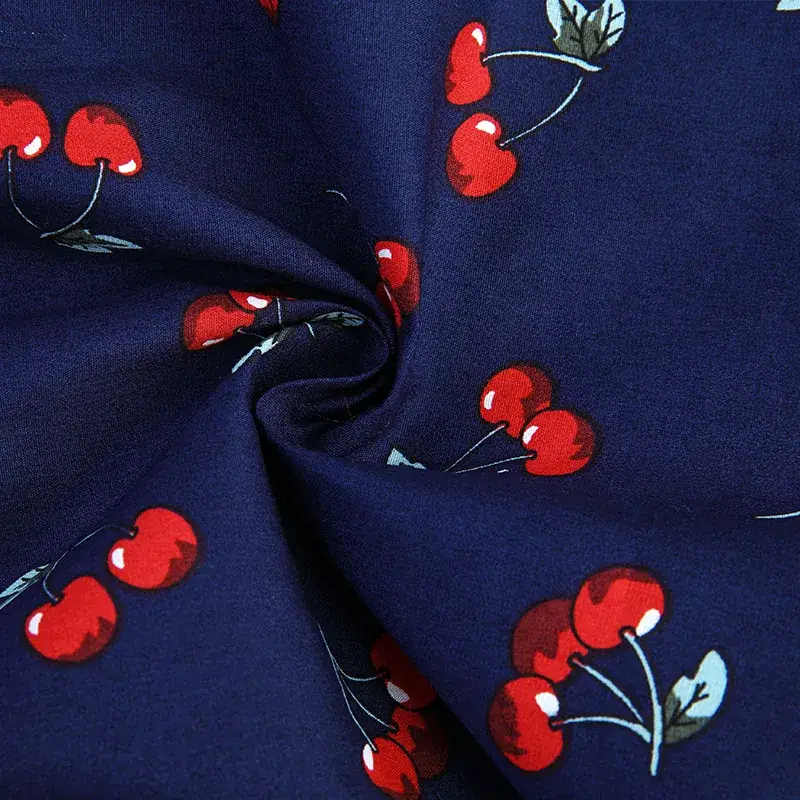 2024 Summer Girls Sleeveless Navy Heart Dress - Image 7
