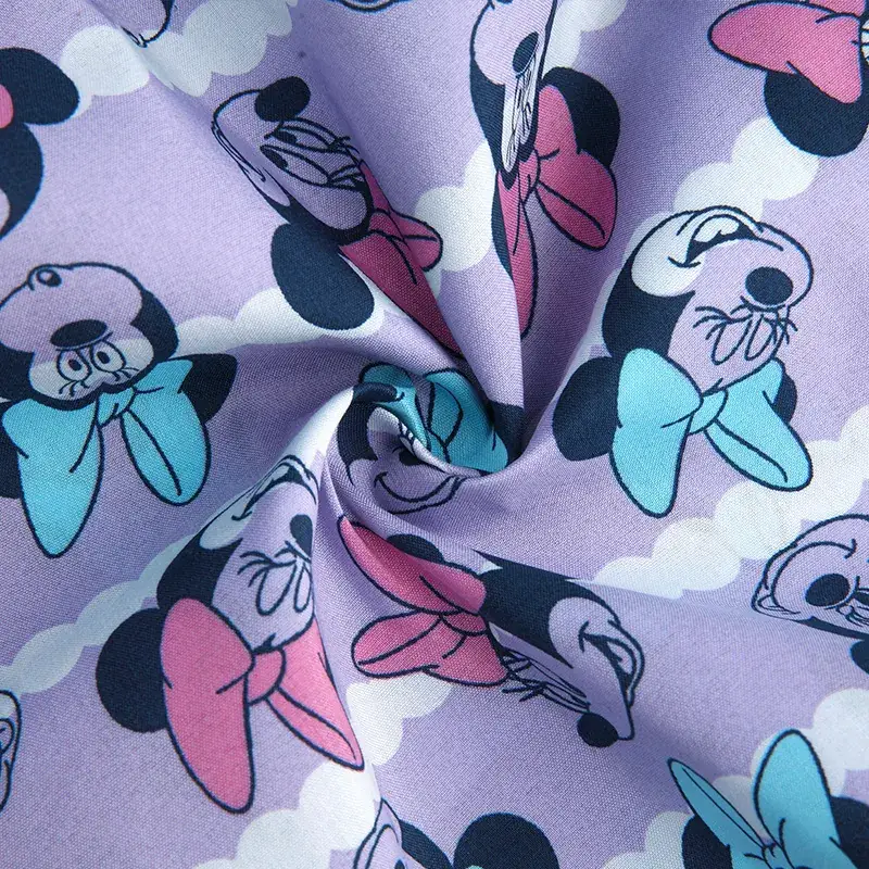 Girls Sleeveless Cartoon Princess Dress Lavender Capri Pants - Image 8