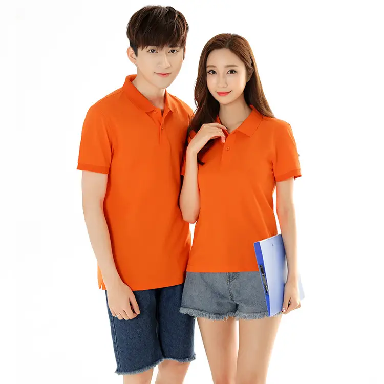 Men Yellow Polo T-Shirt Team Uniform