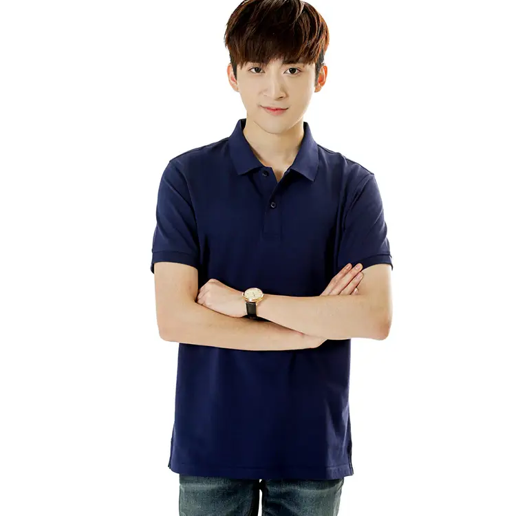 Men Yellow Polo T-Shirt Team Uniform