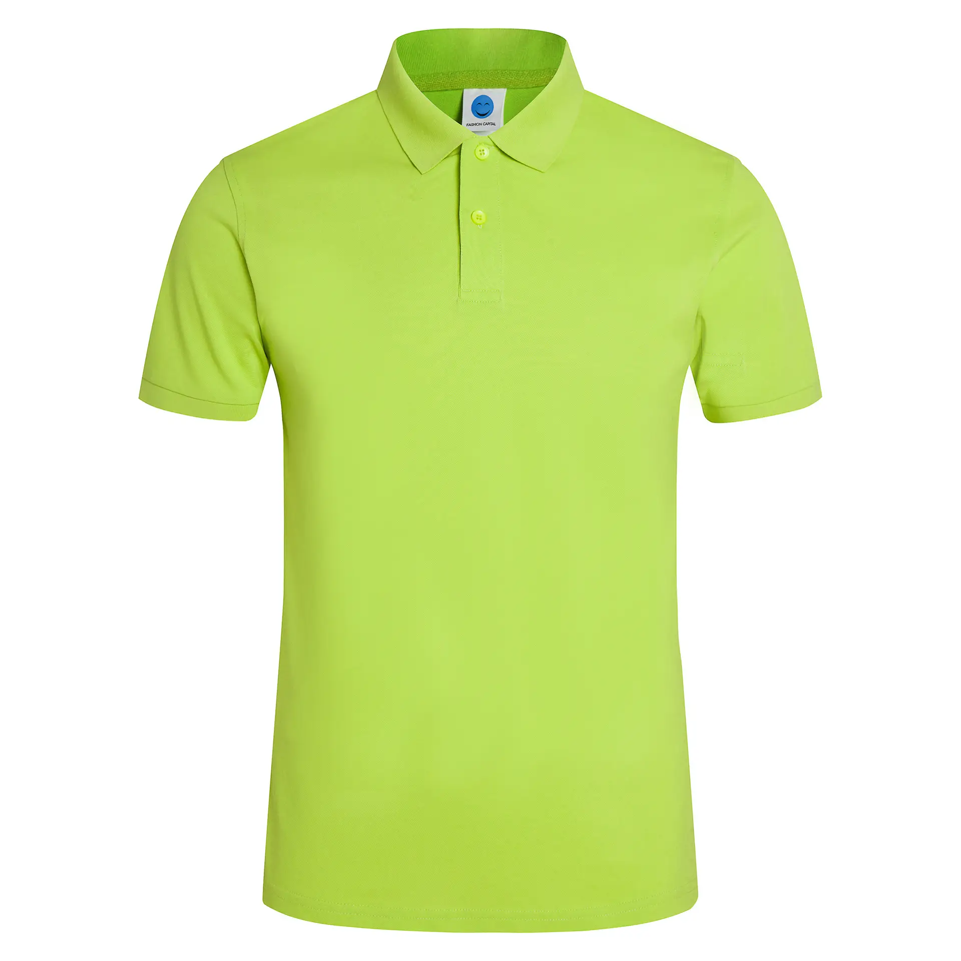 Men Yellow Polo T-Shirt Team Uniform