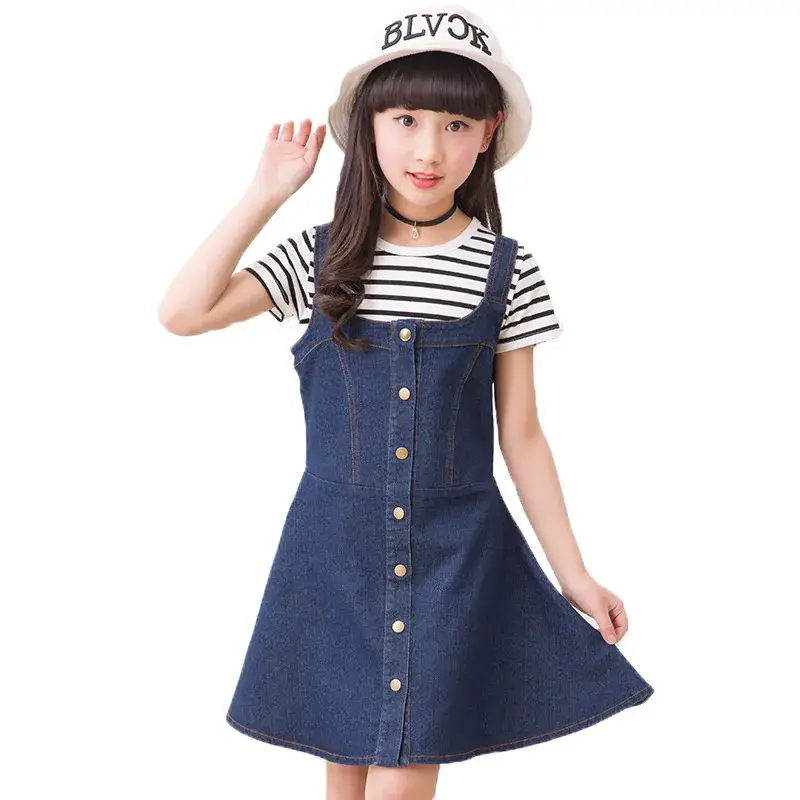 Girls Denim Skirt 4-10Yrs Blue 2022