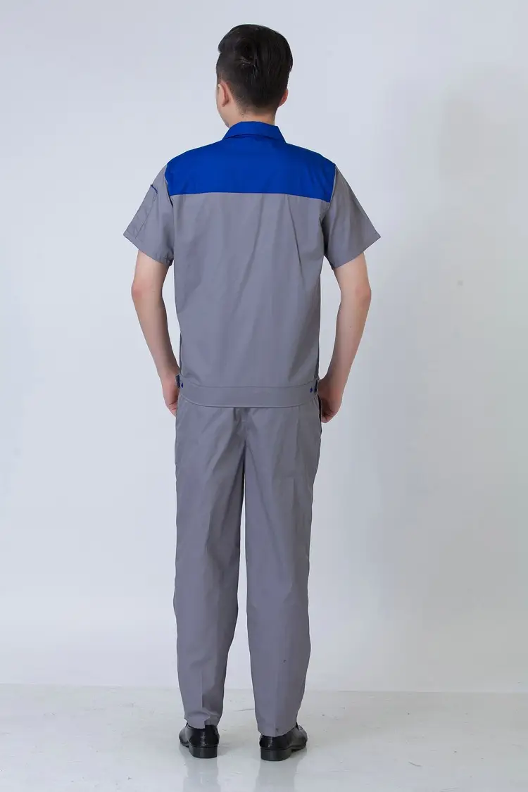 Men Blue Gray Work Suit 2017 New Style — feature 24