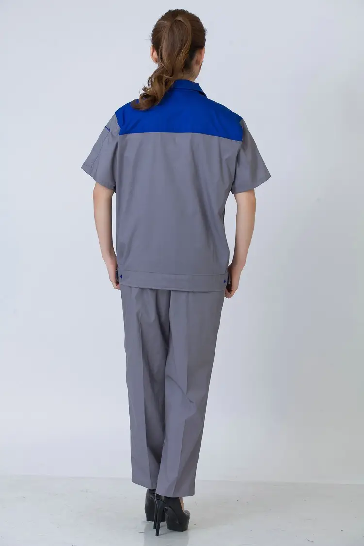 Men Blue Gray Work Suit 2017 New Style — feature 26