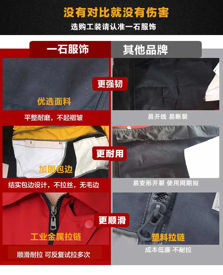 Men Blue Gray Work Suit 2017 New Style — feature 6