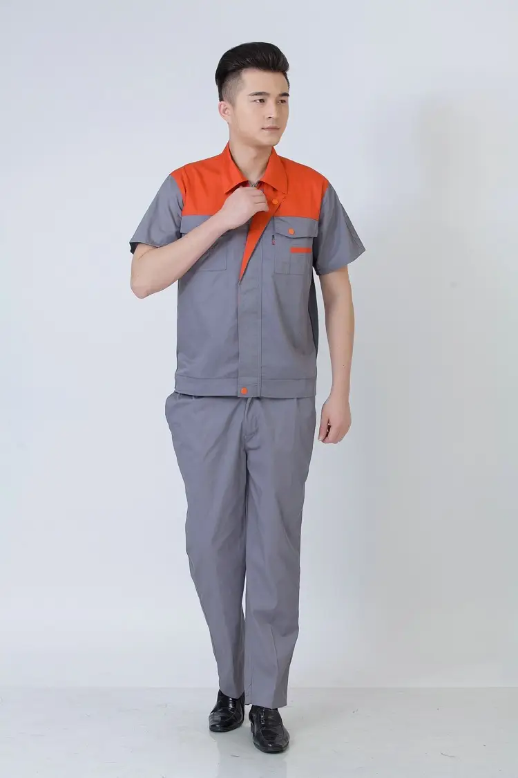 Men Blue Gray Work Suit 2017 New Style — feature 8