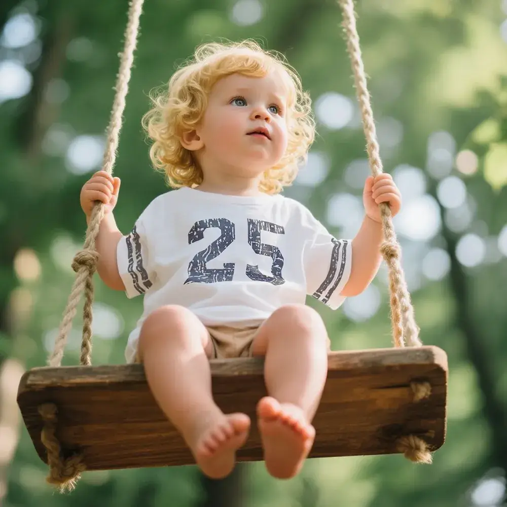 Light Blue Kindness T-Shirt for Kids Summer Casual Wear - Image 20