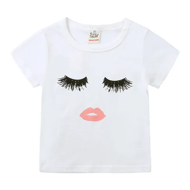 Light Blue Kindness T-Shirt for Kids Summer Casual Wear - Image 11